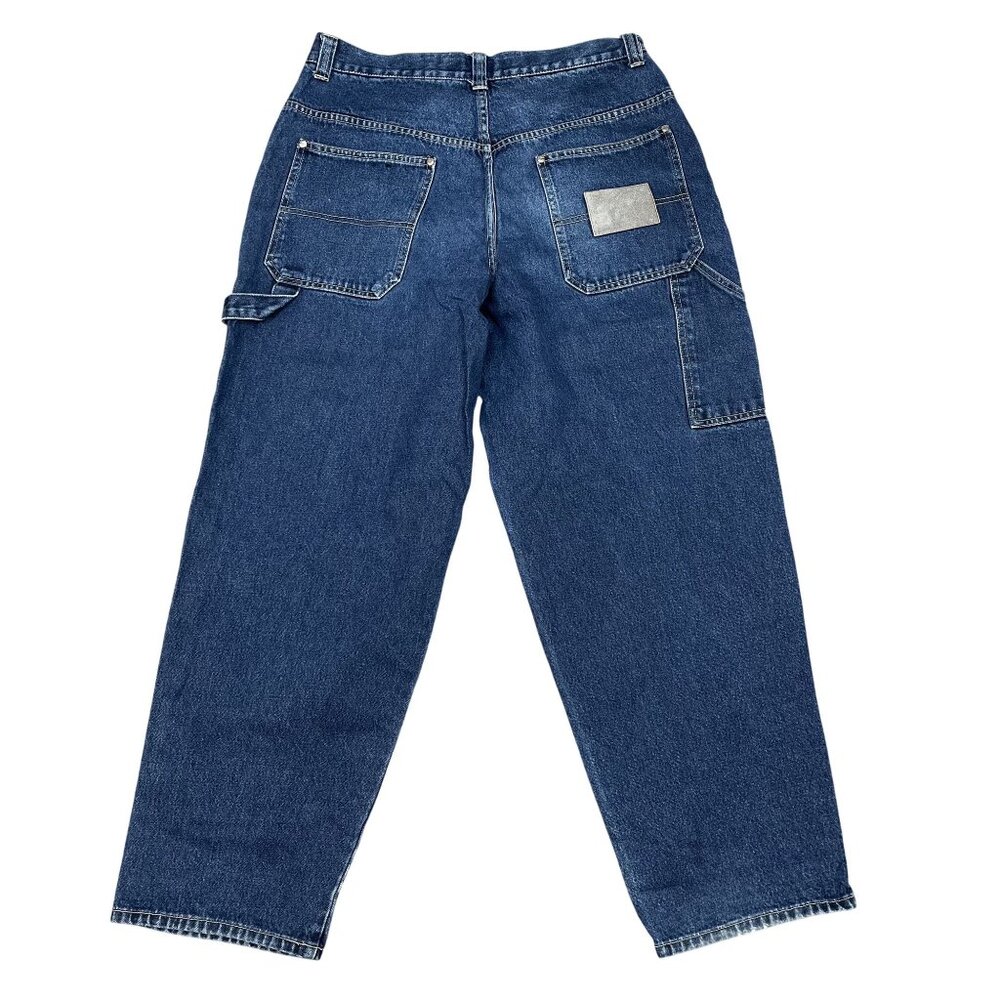 Boss Jeans Mens 36 Blue Carpenter Baggy Relaxed Fit Vintage 90s Streetwear Denim